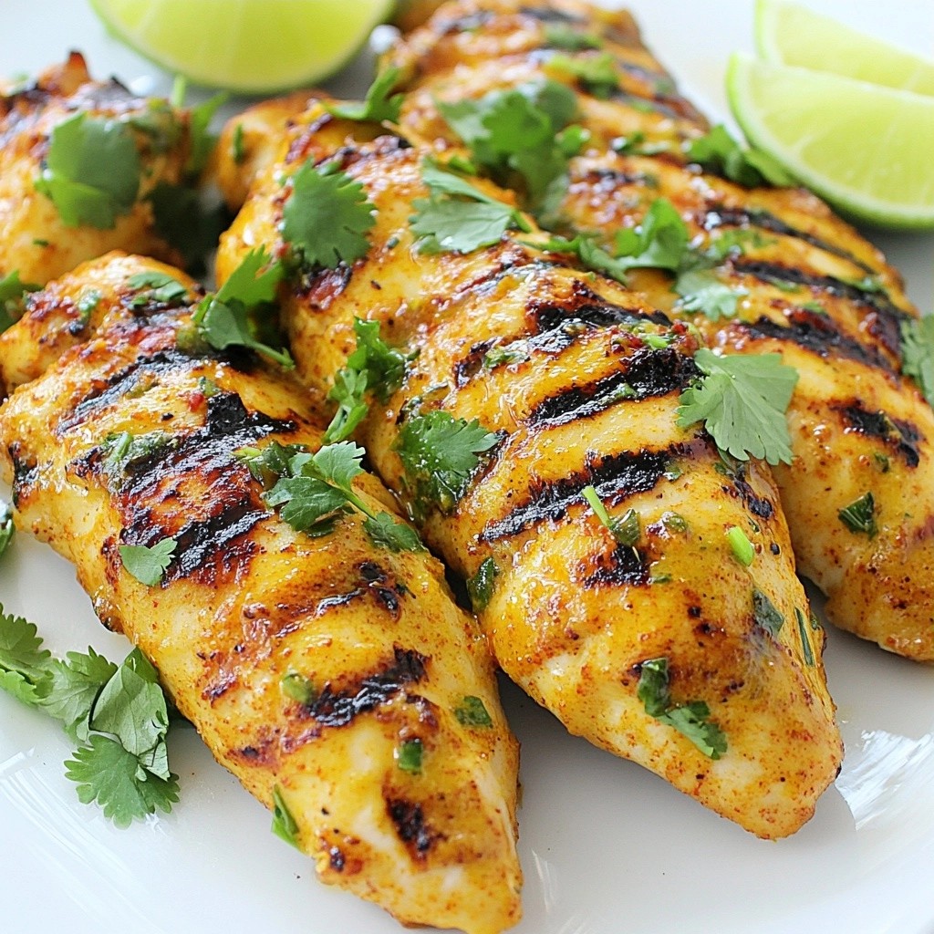Grilled Paprika Lime Chicken Tenders Flavorful Delight