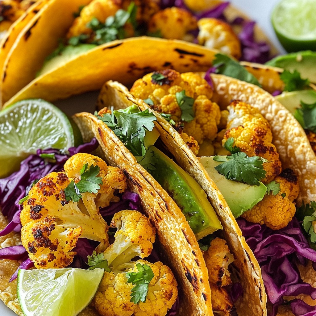 Roasted Cauliflower Tacos Flavorful and Simple Recipe