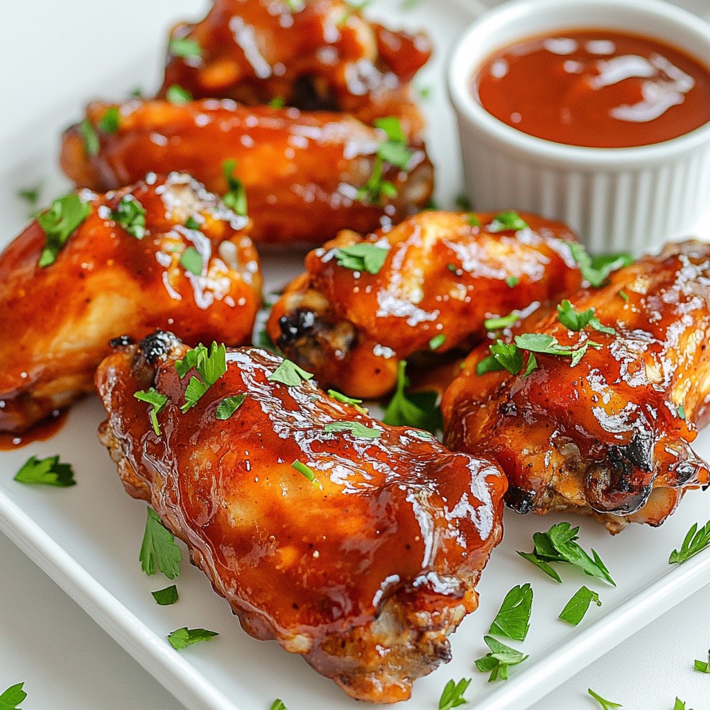 Sweet and Tangy BBQ Chicken Wings Recipe Delight