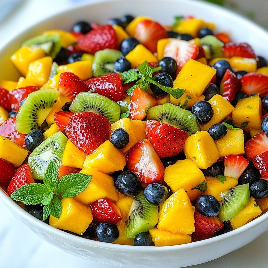 Honey Lime Fruit Salad Fresh and Flavorful Delight