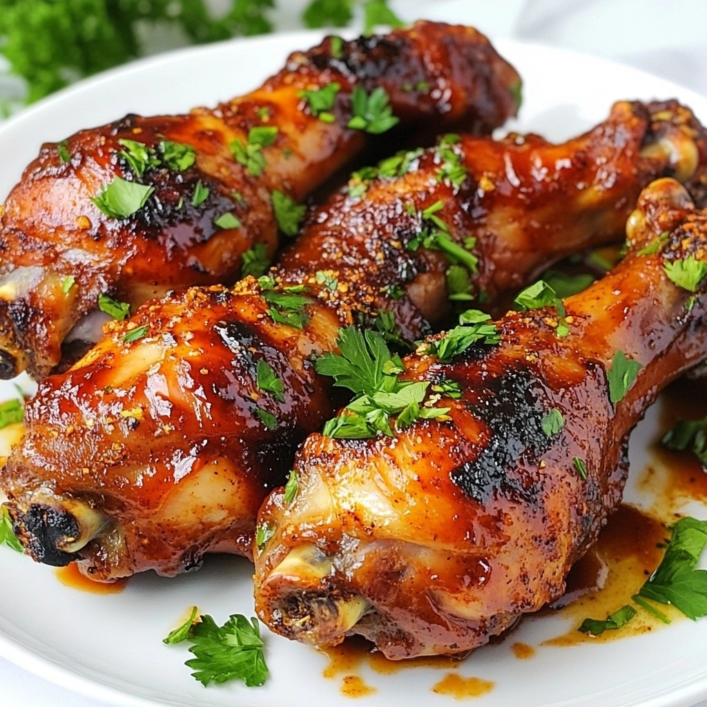Spiced BBQ Turkey Drumsticks Simple and Tasty Dish