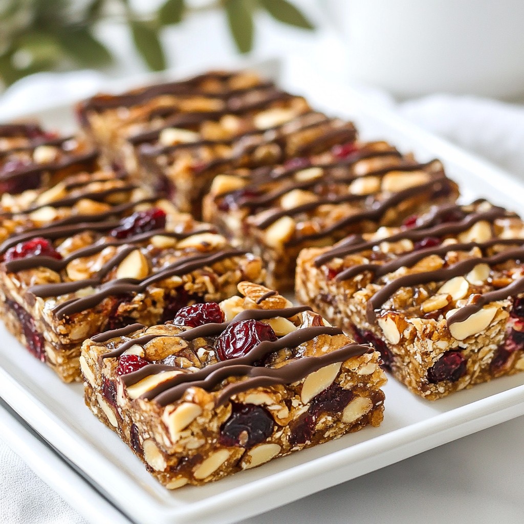 Cranberry Almond Energy Bars Simple and Delicious Snack