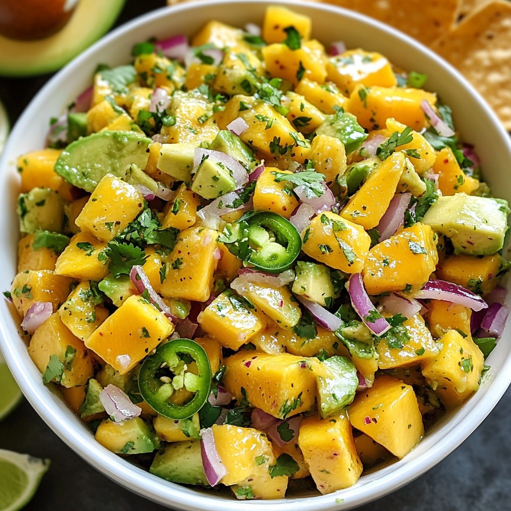 Mango Avocado Salsa Flavorful Freshness for Any Meal