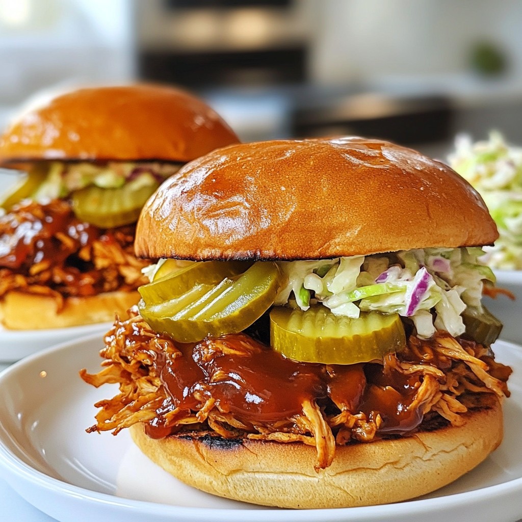 BBQ Jackfruit Sandwiches Tasty and Flavorful Meal