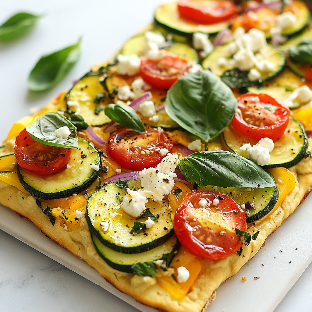 Veggie Supreme Flatbread Savory and Easy Meal