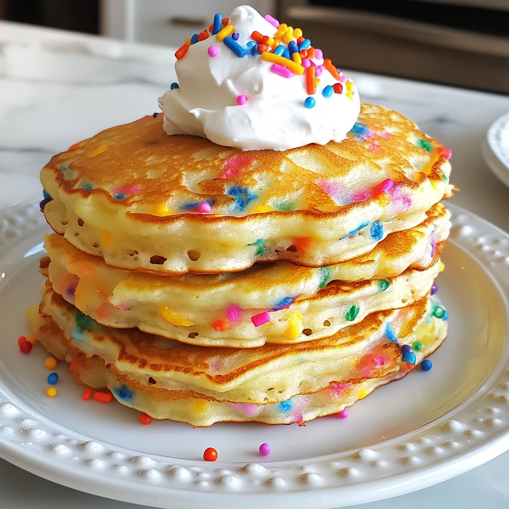 Funfetti Pancakes Fluffy and Colorful Breakfast Treat