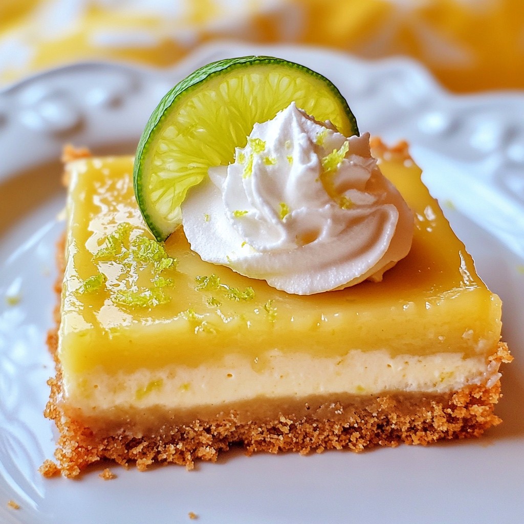 Key Lime Pie Bars Simple and Sweet Treat Recipe