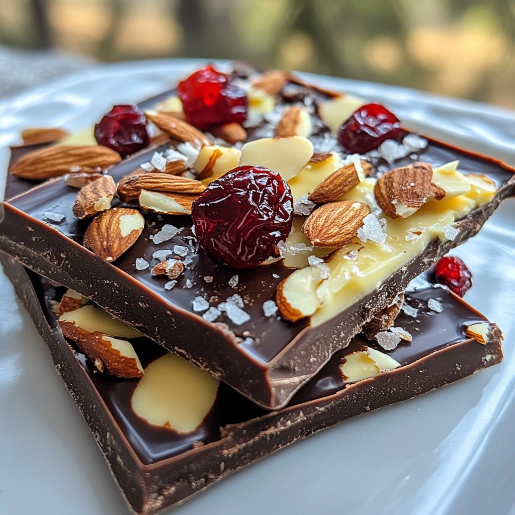 Cherry Almond Chocolate Bark Irresistible Treat Recipe