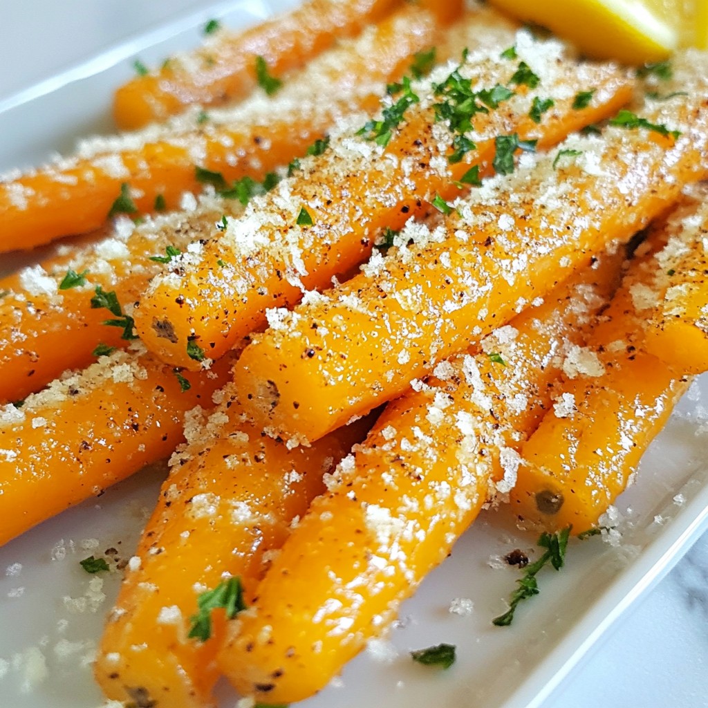 Garlic Parmesan Air Fryer Carrots Delightful Side Dish