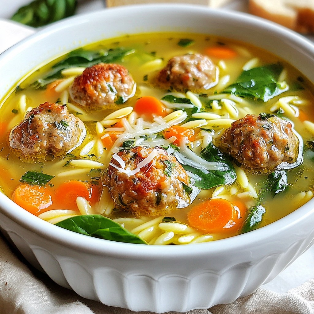 Italian Wedding Soup Flavorful and Nourishing Dish