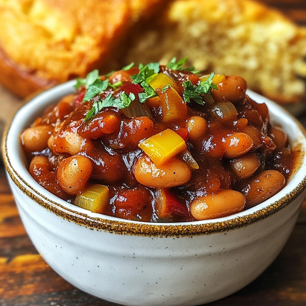 Smokey BBQ Baked Beans Flavorful and Easy Recipe
