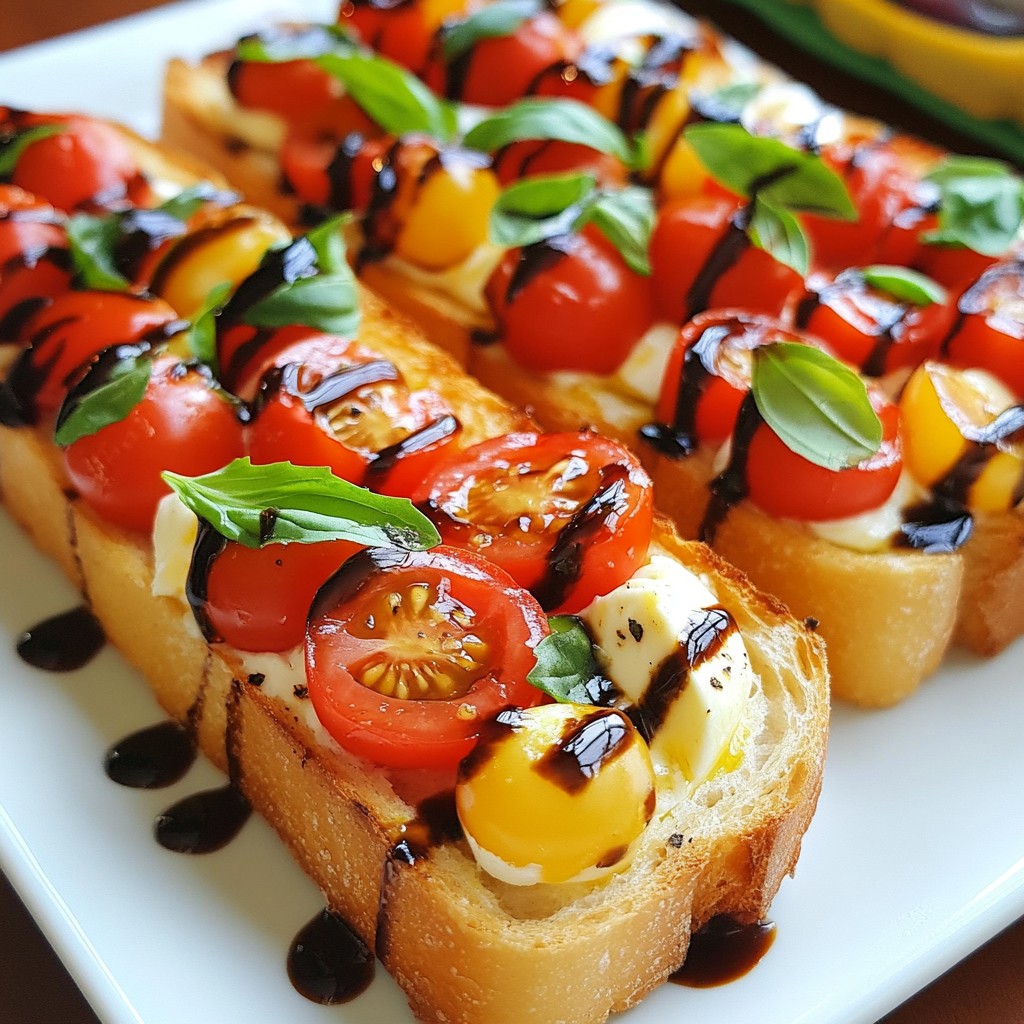 Caprese Garlic Bread Flavorful and Easy Recipe