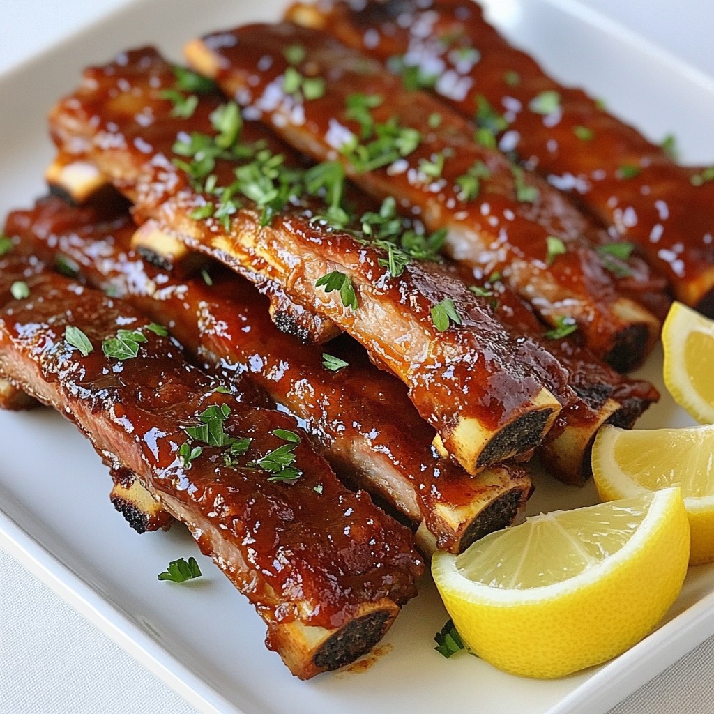 Tangy BBQ Beef Back Ribs Delicious Family Feast
