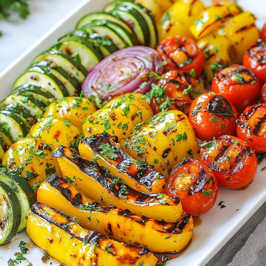 Spicy BBQ Grilled Vegetable Medley Flavorful Delight