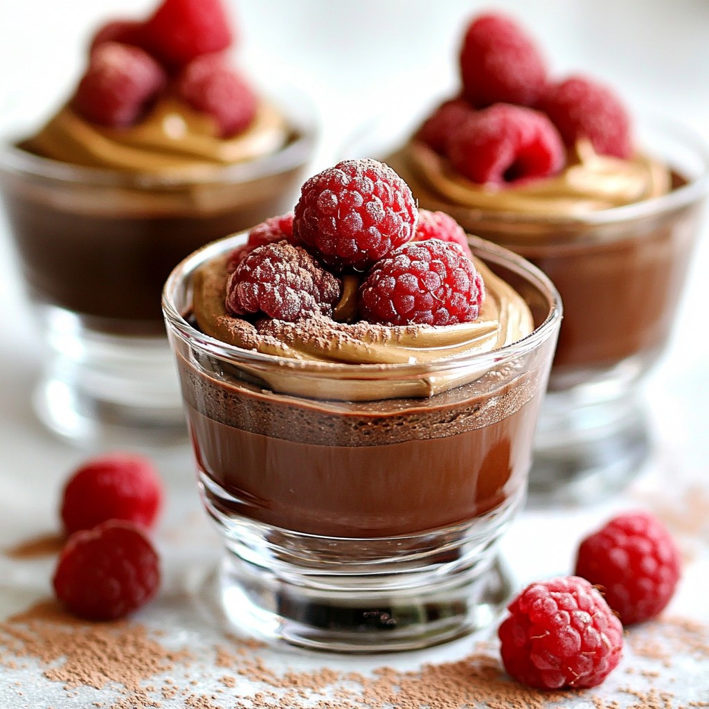 Raspberry Chocolate Mousse Cups Delightful Easy Treat