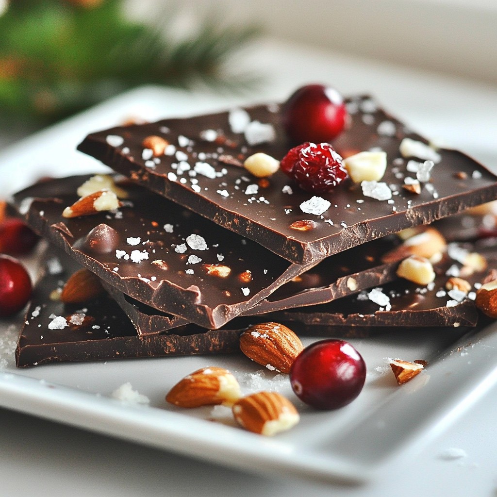 Dark Chocolate Sea Salt Bark Irresistible Treats