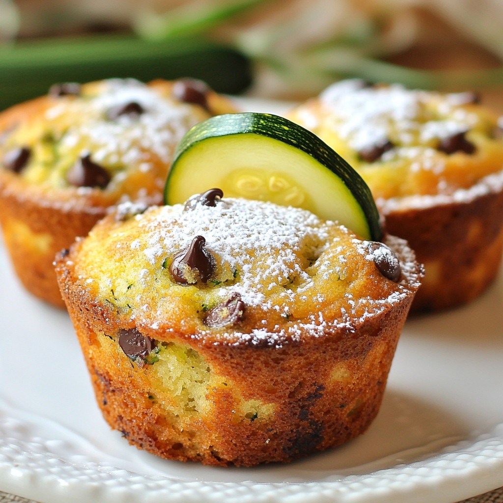 Chocolate Chip Zucchini Muffins Simple and Tasty Treat