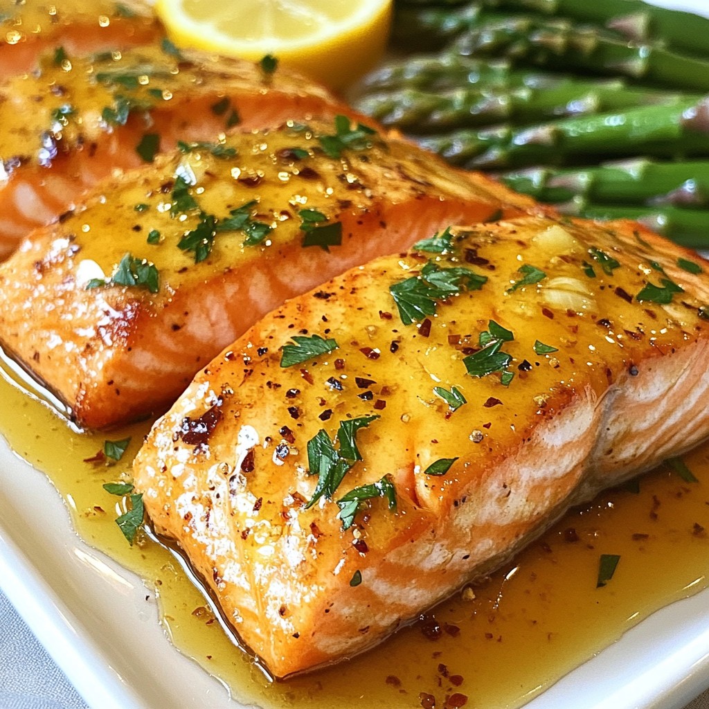 Honey Garlic Butter Roasted Salmon Flavorful Delight