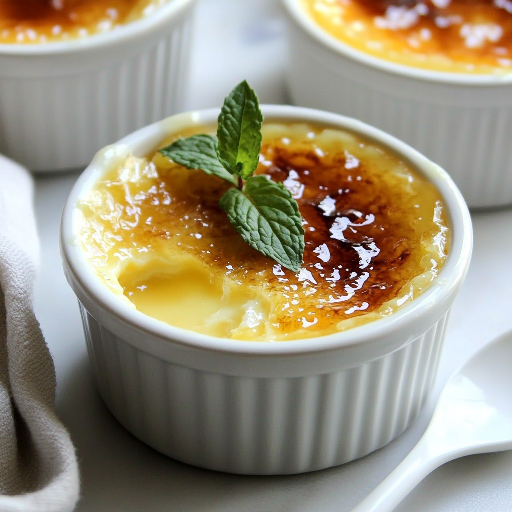 Vanilla Bean Crème Brûlée Delightful Dessert Recipe