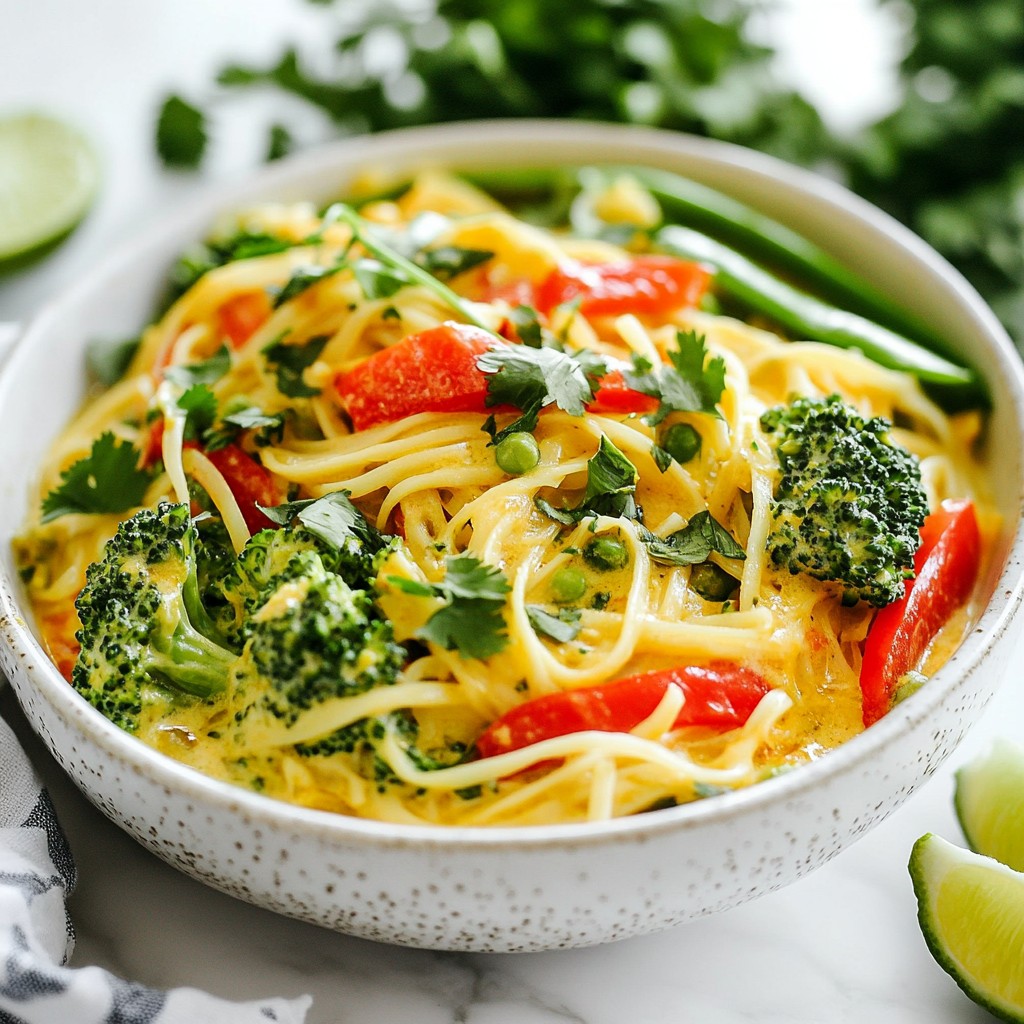Thai Green Curry Noodles Flavorful and Simple Recipe