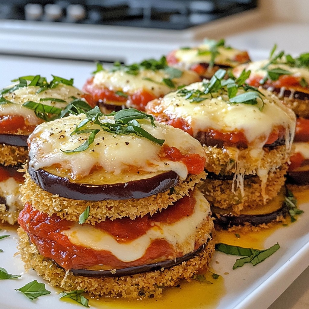 Eggplant Parmesan Stacks Flavorful and Easy Recipe