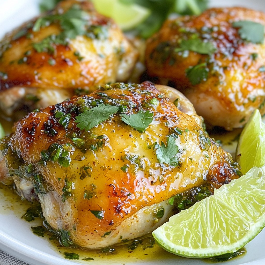 Cilantro Lime Chicken Thighs Flavorful and Easy Recipe