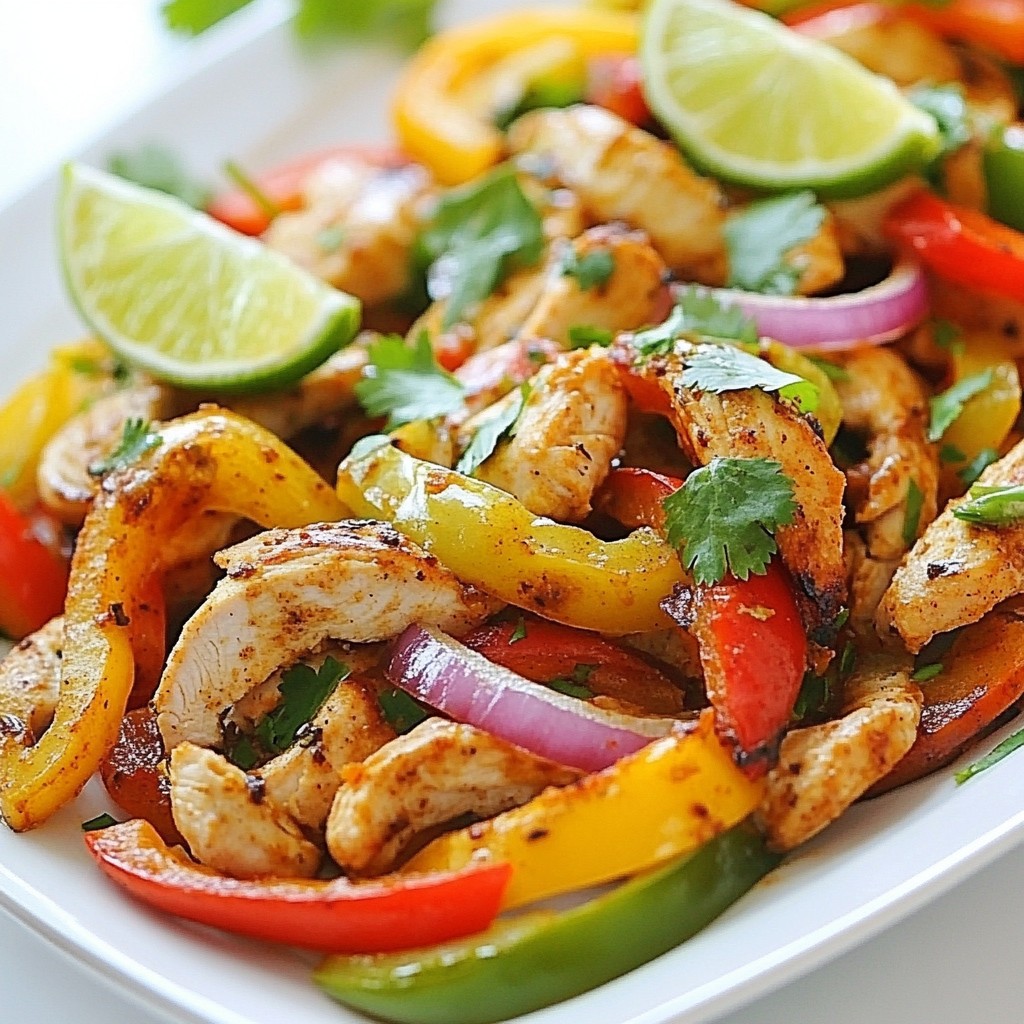Flavorful Chicken Fajita Sheet Pan Dinner Recipe