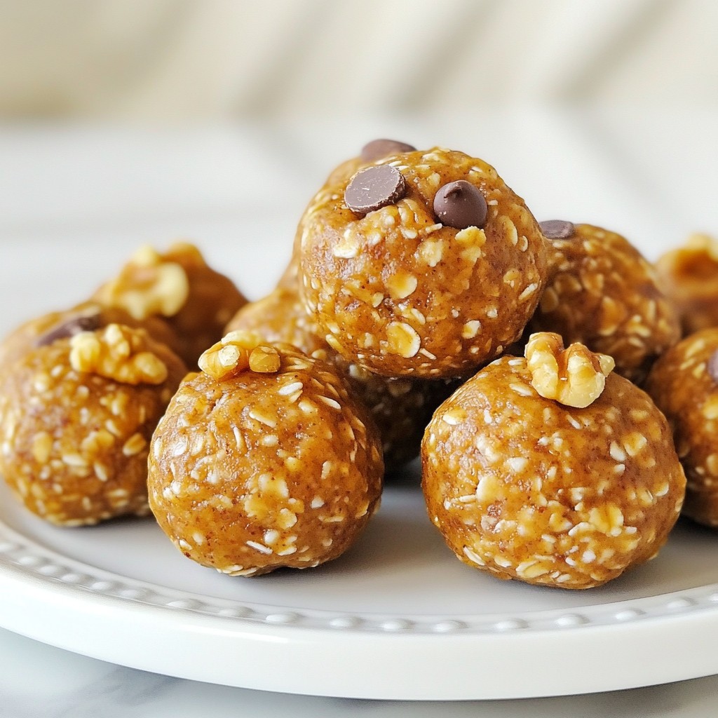 Pumpkin Spice Energy Balls Quick and Easy Recipe