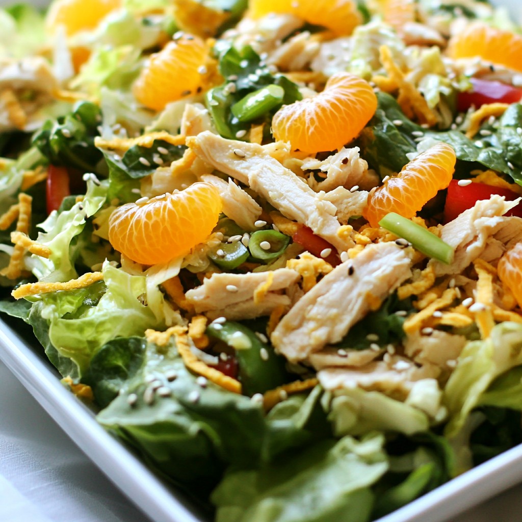 Asian Sesame Chicken Chopped Salad Fresh and Flavorful