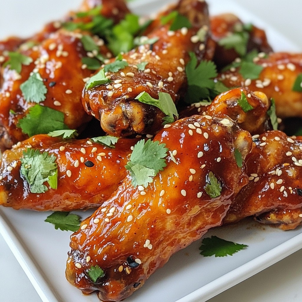Sweet and Tangy BBQ Chicken Wings Simple Recipe