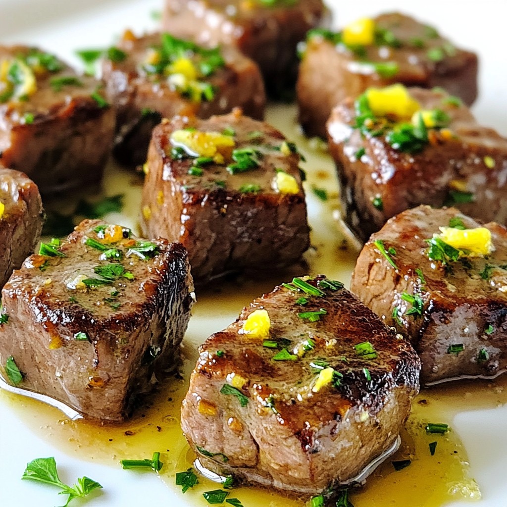Garlic Butter Steak Bites Quick and Easy Recipe