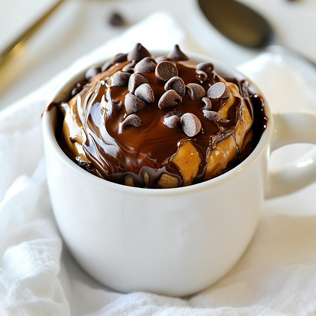 Chocolate Peanut Butter Mug Cake Simple and Sweet Treat
