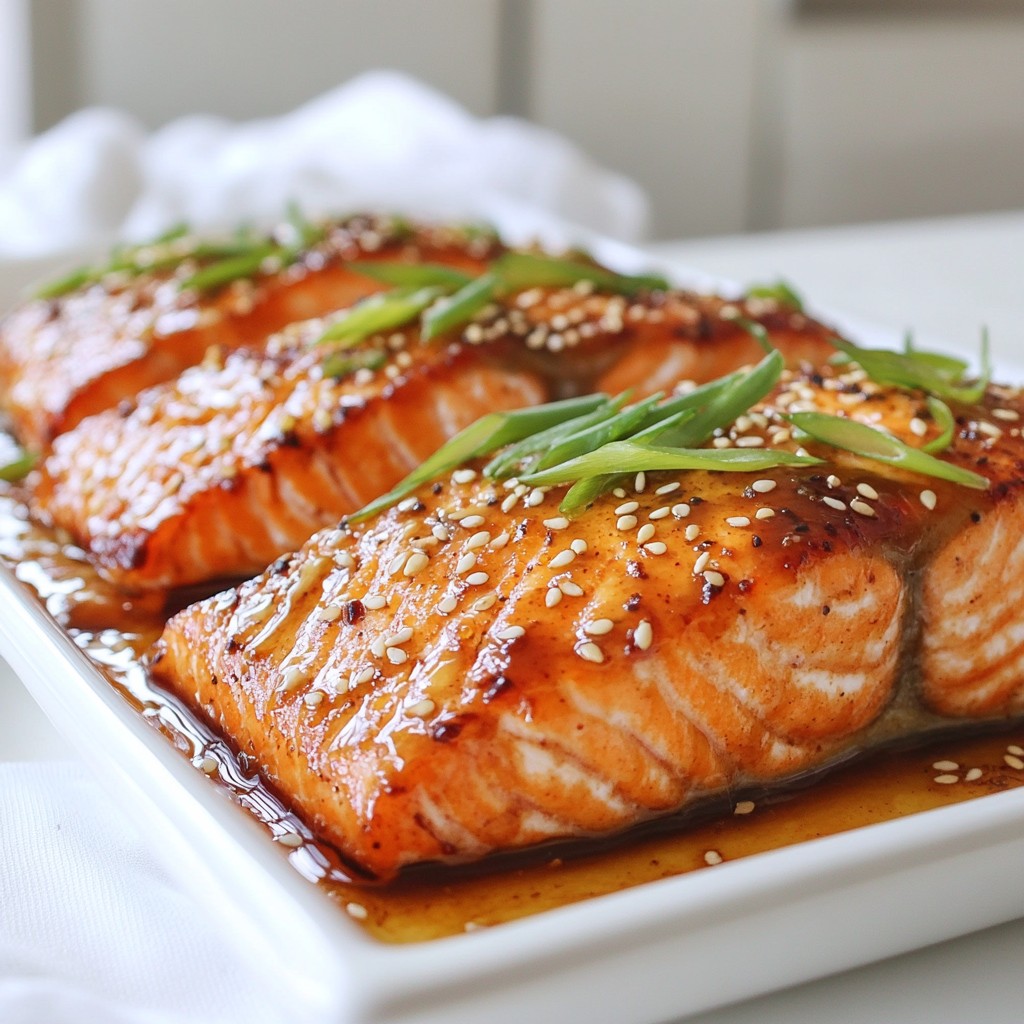 Honey Sriracha Glazed Salmon Tasty and Simple Meal