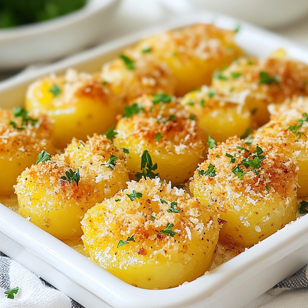 TikTok Parmesan Crusted Potatoes Crispy and Flavorful