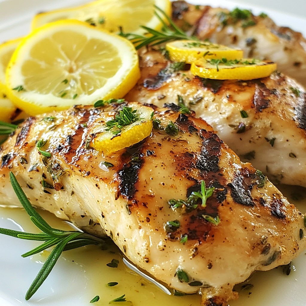Zesty Lemon Herb Grilled Chicken Delightful Recipe