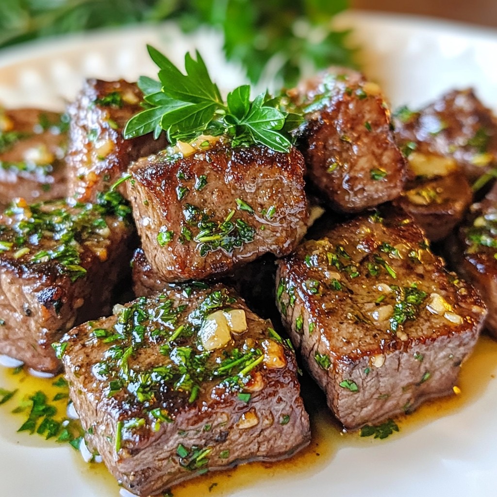 Garlic Butter Steak Bites Simple and Savory Treat