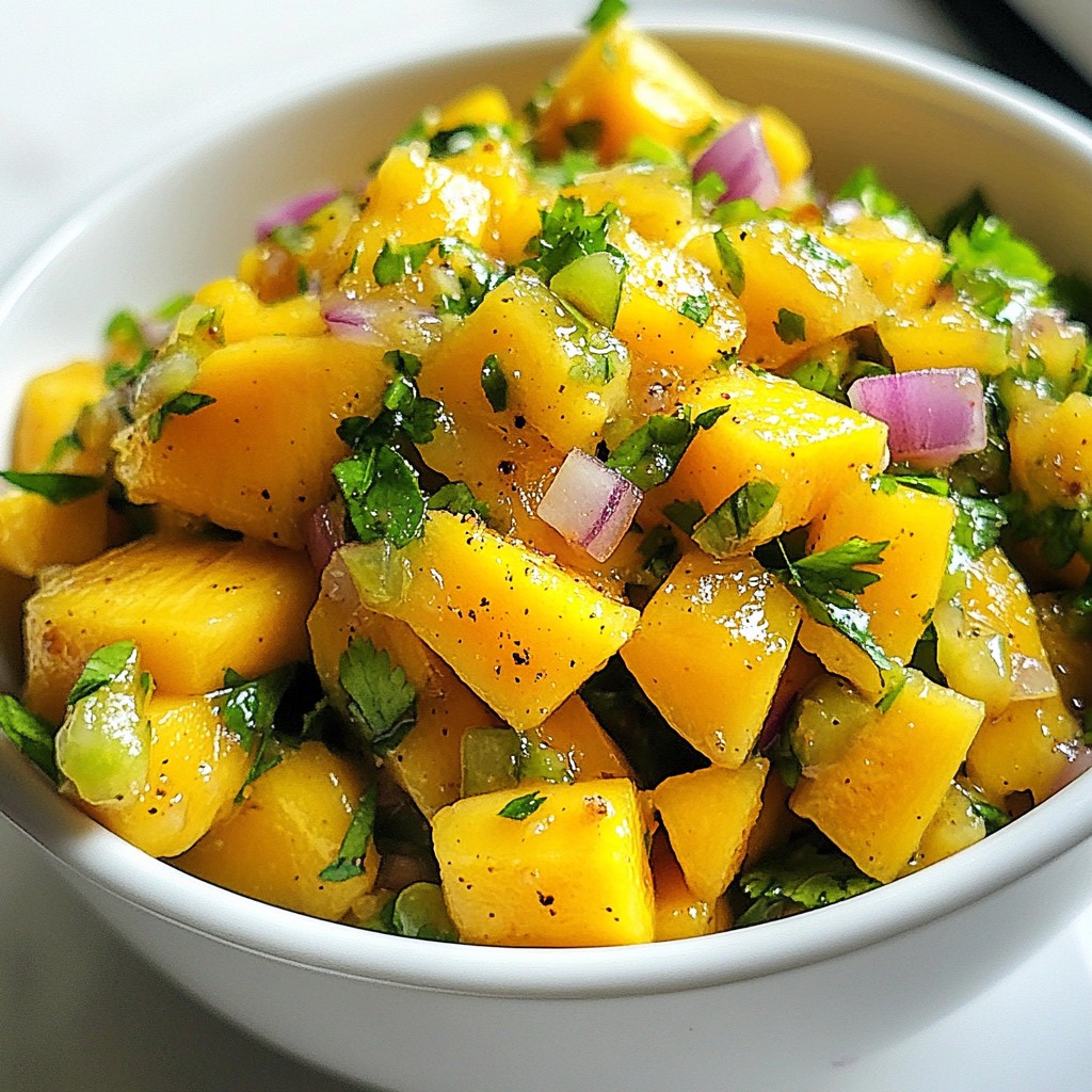 Mango Habanero Salsa Fresh and Flavorful Delight