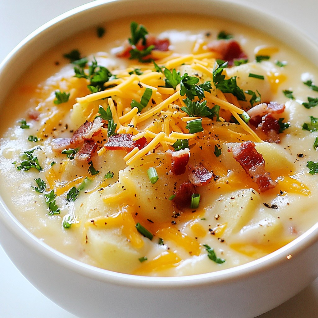 Loaded Baked Potato Soup Savory and Comforting Delight