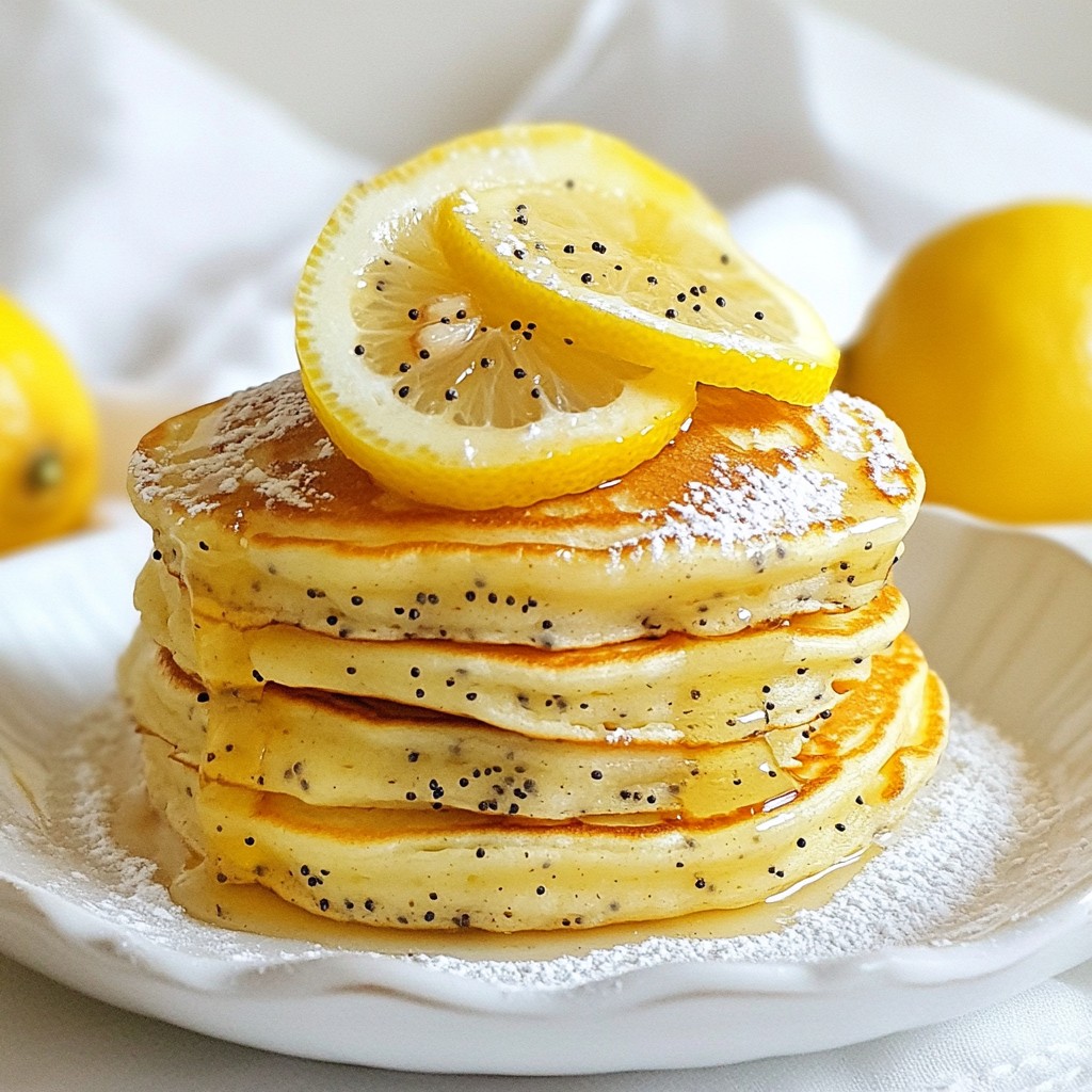 Lemon Poppy Seed Pancakes Flavorful Weekend Treat