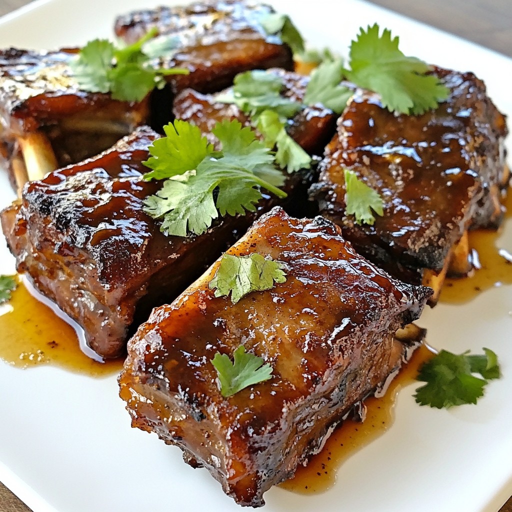 Spicy BBQ Beef Short Ribs Flavorful and Tender Recipe
