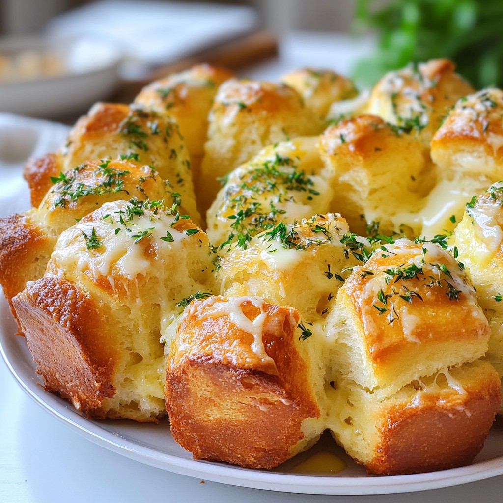 Garlic Herb Pull-Apart Bread Fresh and Flavorful Treat