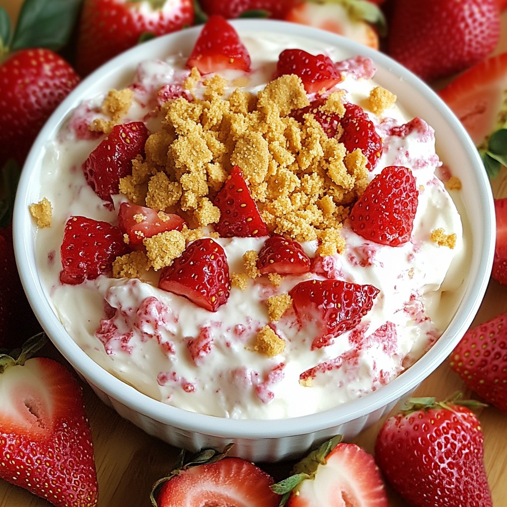 Strawberry Cheesecake Dip Simple and Tasty Delight