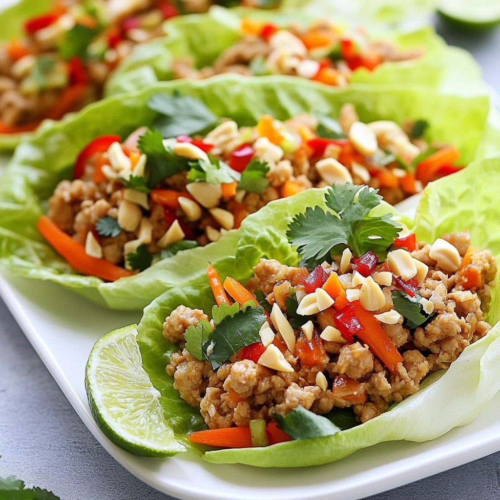 Spicy Thai Lettuce Cups Flavorful and Easy Recipe