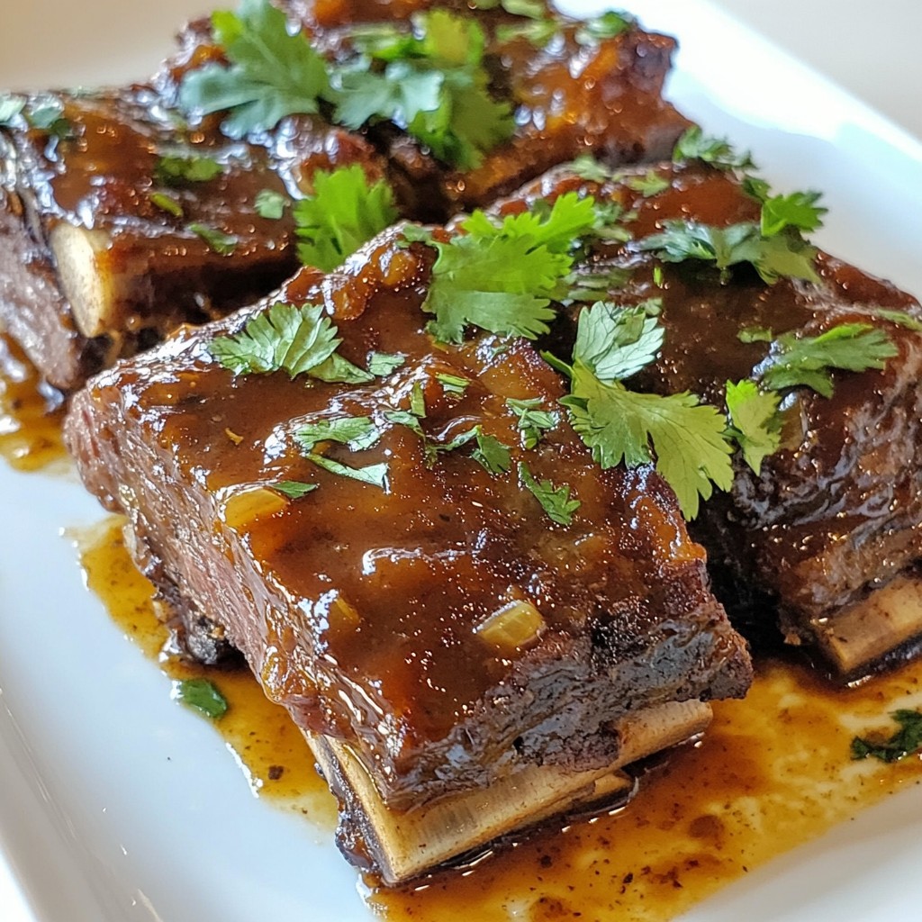 Spicy BBQ Beef Short Ribs Bold and Flavorful Dish