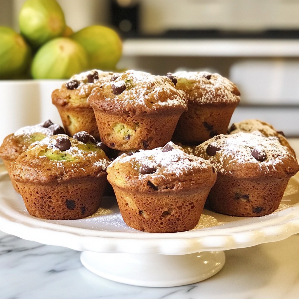 Chocolate Chip Zucchini Muffins Savory and Moist Treat