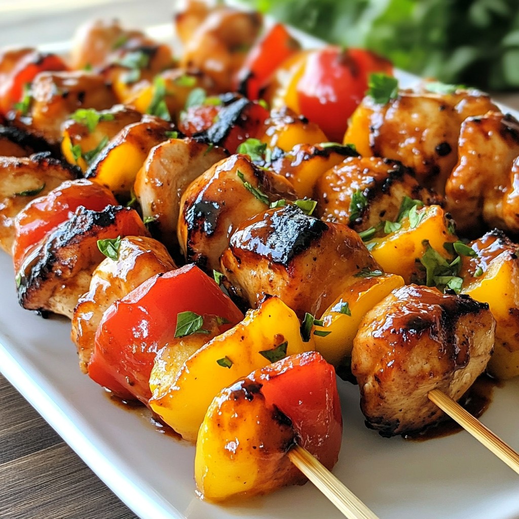 Grilled BBQ Chicken Kabobs Flavorful and Easy Recipe