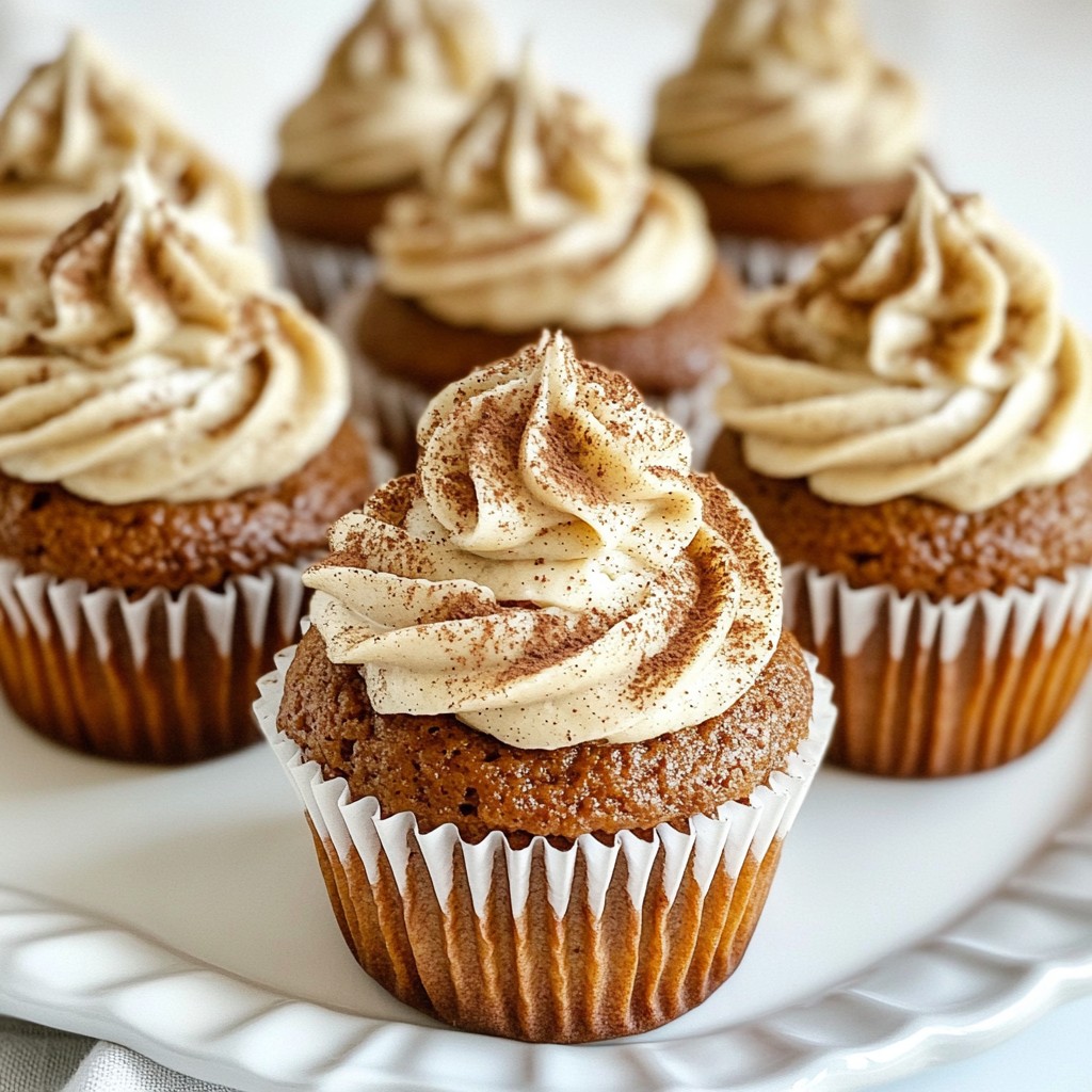 Gingerbread Latte Cupcakes Irresistible Holiday Treat