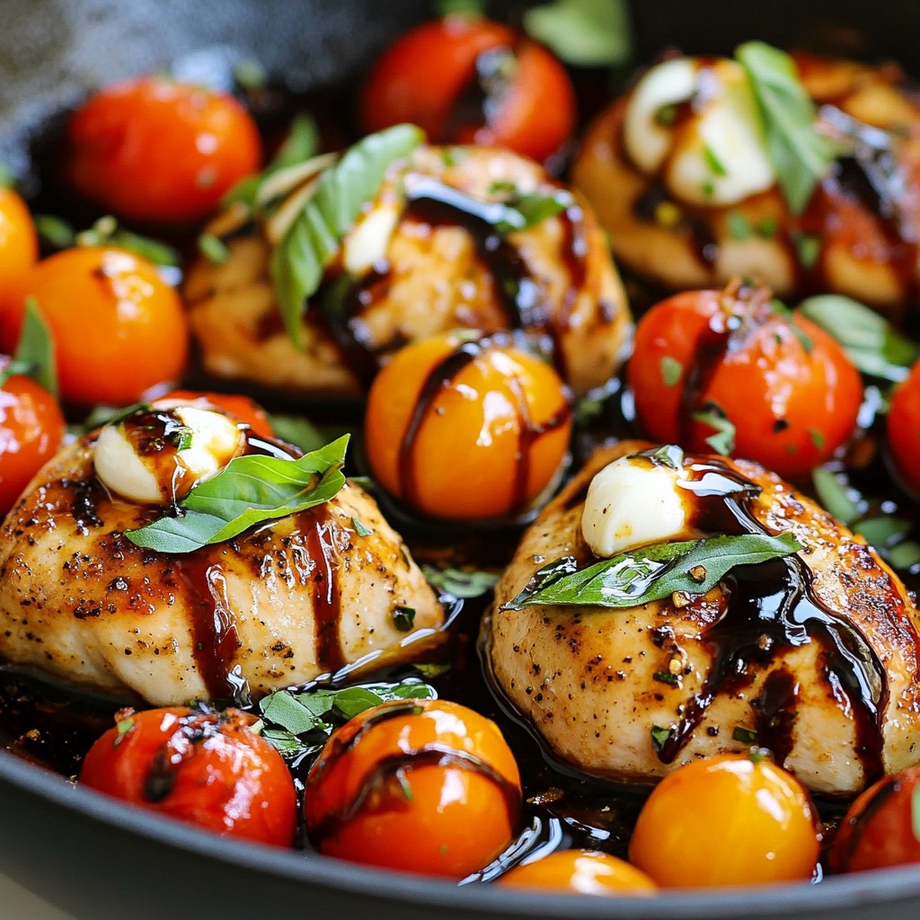 Caprese Chicken Skillet Flavorful and Simple Dinner