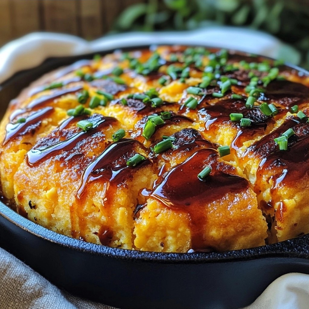 Smoky BBQ Grilled Jalapeño Cornbread Delight