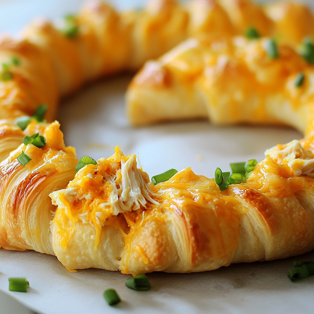 Buffalo Chicken Stuffed Crescent Rings Easy Delight